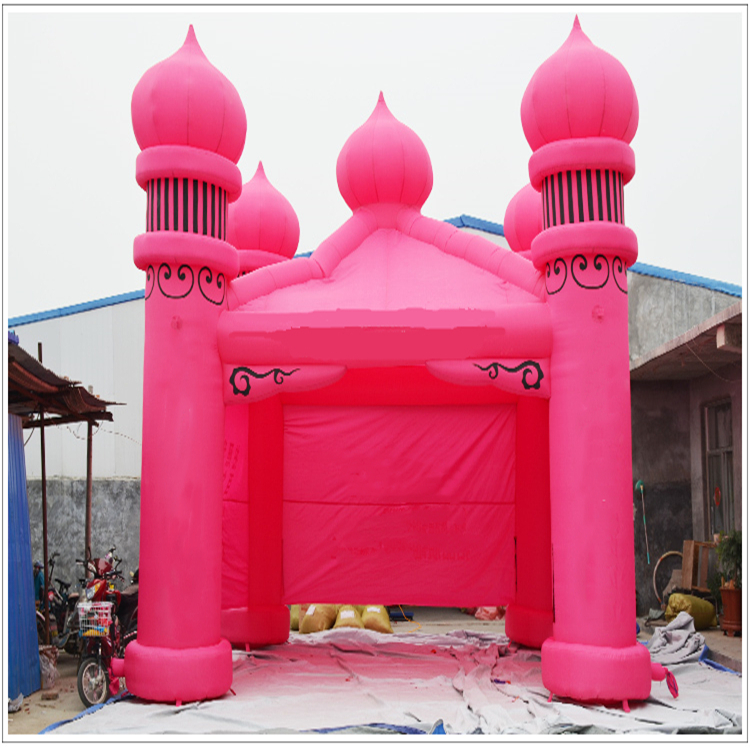 台山粉色户外帐篷